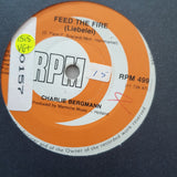 Carlie (Charlie - Misprint) Bergmann ‎– Feed The Fire (Liebelei) - Vinyl 7" Record - Very-Good+ Quality (VG+) - C-Plan Audio