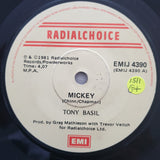 Toni Basil ‎– Mickey - Vinyl 7" Record - Good+ Quality (G+) - C-Plan Audio