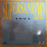 Supersanremo 1992 -  Double Vinyl LP Record - Opened  - Very-Good+ Quality (VG+) - C-Plan Audio