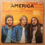 America  ‎– America & Homecoming  - Double Vinyl LP Record - Opened  - Very-Good- Quality (VG-) - C-Plan Audio