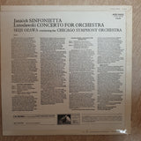 Janacek, Lutosławski, Seiji Ozawa - Chicago Symphony ‎– Sinfonietta / Concerto For Orchestra – Vinyl LP Record - Very-Good+ Quality (VG+) - C-Plan Audio