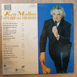 Ken Mullan - Give Her All the Roses (Autographed) - Vinyl LP Record - Very-Good+ Quality (VG+) - C-Plan Audio