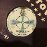 Rick James ‎– Give It To Me Baby / Don't Give Up On Love - Vinyl 7" Record - Very-Good+ Quality (VG+) - C-Plan Audio