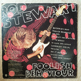 Rod Stewart - Foolish Behaviour - Vinyl LP Record - Opened  - Very-Good- Quality (VG-) - C-Plan Audio