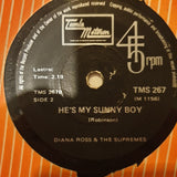 Diana Ross & The Supremes ‎– Someday We'll Be Together / He's My Sunny Boy - Vinyl 7" Record - Opened  - Very-Good Quality (VG) - C-Plan Audio