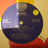 Earth & Fire ‎– Weekend - Vinyl 7" Record - Very-Good+ Quality (VG+) - C-Plan Audio