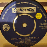 Jane Birkin And Serge Gainsbourg ‎– Je T'aime... Moi Non Plus - Vinyl 7" Record - Opened  - Very-Good Quality (VG) - C-Plan Audio