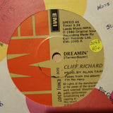 Cliff Richard ‎– Dreamin' - Vinyl 7" Record - Very-Good+ Quality (VG+) - C-Plan Audio