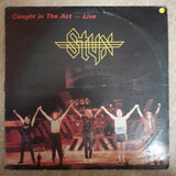 Styx - Caught In The Act - Live - Vinyl LP Record - Very-Good- Quality (VG-) - C-Plan Audio