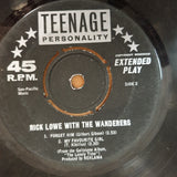 Johnny Gibson and the Gamblers , Rick Lowe ‎with the Wanderers (South Africa) – Presented By Teenage Personality - Vinyl 7" Record - Good+ Quality (G+) - C-Plan Audio