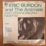 Eric Burdon And The Animals ‎– San Franciscan Nights - Vinyl 7" Record - Very-Good Quality (VG) - C-Plan Audio