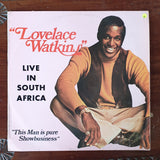 Lovelace Watkins - Live In South Africa  – Vinyl LP Record - Good Quality (G) - C-Plan Audio