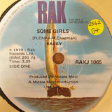 Racey ‎– Some Girls - Vinyl 7" Record - Good+ Quality (G+) - C-Plan Audio