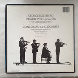 George Rochberg, Concord String Quartet ‎– Quartets Nos. 4, 5 And 6 - Double Vinyl LP Record - Very-Good+ Quality (VG+) - C-Plan Audio