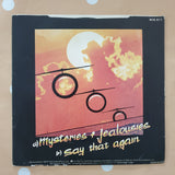 The Helicopters ‎– Mysteries And Jealousies - Vinyl 7" Record - Very-Good+ Quality (VG+) - C-Plan Audio