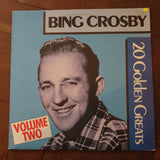 Bing Crosby ‎– 20 Golden Greats Volume Two - Vinyl LP Record - Very-Good+ Quality (VG+) - C-Plan Audio