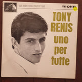 Tony Renis ‎– Uno Per Tutte - San Remo Contest 1963 - Vinyl 7" Record - Very-Good+ Quality (VG+) - C-Plan Audio