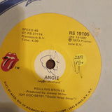 The Rolling Stones ‎– Angie - Vinyl 7" Record - Very-Good Quality (VG) - C-Plan Audio