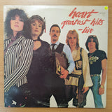 Heart ‎– Greatest Hits / Live - Double Vinyl LP Record - Very-Good- Quality (VG-)