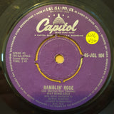 Nat King Cole ‎– Ramblin' Rose - Vinyl 7" Record - Very-Good+ Quality (VG+)