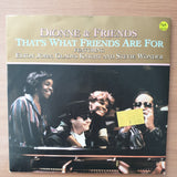 Dionne & Friends featuring Elton John, Gladys Knight and Stevie Wonder – That's What Friends Are For - Vinyl 7" Record - Very-Good+ Quality (VG+) (verygoodplus)