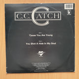 C.C. Catch – 'Cause You Are Young - Vinyl LP Maxi Record - Very-Good+ Quality (VG+)