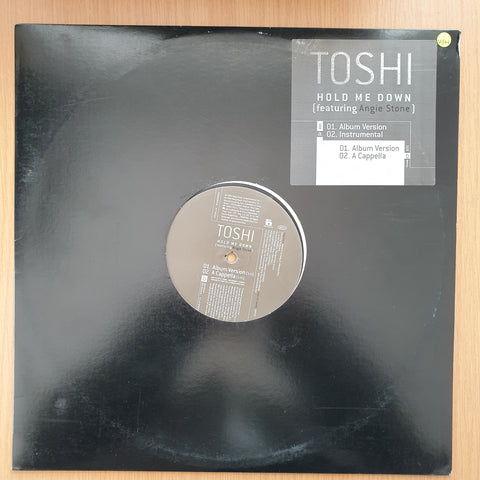 Toshi – Hold Me Down – Vinyl LP Record - Very-Good+ Quality (VG+) (verygoodplus)