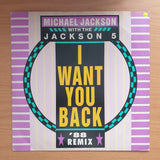 Michael Jackson With The Jackson 5 – I Want You Back '88 Remix - Vinyl LP Record - Very-Good+ Quality (VG+)