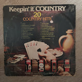 Keepin' It Country - 20 Hits – Vinyl LP Record - Opened - Good+ Quality (G+) - C-Plan Audio