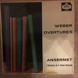 Weber, Ansermet, L'Orchestre De La Suisse Romande ‎– Overtures -  Vinyl LP Record - Opened  - Very-Good+ Quality (VG+) - C-Plan Audio