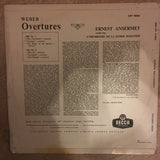 Weber, Ansermet, L'Orchestre De La Suisse Romande ‎– Overtures -  Vinyl LP Record - Opened  - Very-Good+ Quality (VG+) - C-Plan Audio