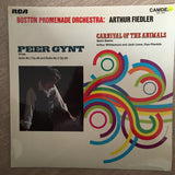 Grieg, Saint Saëns, Arthur Fiedler Conducting The Boston Promenade Orchestra ‎– Peer Gynt Suites / Carnival Of The Animals - Vinyl LP Record Set - Opened  - Very-Good+ Quality (VG+) - C-Plan Audio