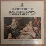 Jean-Pierre Rampal & Marie-Claire Alain - B. Marcello, M. Blavet, G. Pugnani, J. Alain, F. Martin ‎– Flute Et Orgue - Vinyl LP Record - Opened  - Very-Good+ Quality (VG+) - C-Plan Audio