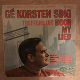 Ge Korsten Sings Hits From Hear My Song - Vinyl LP Record - Opened  - Good+ Quality (G+) - C-Plan Audio