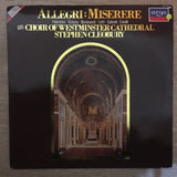 Allegri - Choir Of Westminster Cathedral, Stephen Cleobury ‎– Miserere ‎- Vinyl LP Record - Opened  - Very-Good+ Quality (VG+) - C-Plan Audio