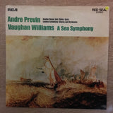 Ralph Vaughan Williams, André Previn, London Symphony Orchestra And Chorus ‎– A Sea Symphony ‎- Vinyl LP Record - Opened  - Very-Good+ Quality (VG+) - C-Plan Audio