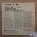 Ralph Vaughan Williams, The Music Group Of London ‎– String Quartets Nos 1 & 2 ‎- Vinyl LP Record - Opened  - Very-Good+ Quality (VG+) - C-Plan Audio