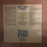 Festival Of Light Classics - Record 3 - Vinyl LP Record - Opened  - Very-Good Quality (VG) - C-Plan Audio