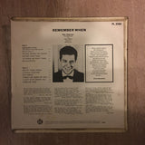 Max Bygraves - Remember When - Vinyl LP Record - Opened  - Very-Good+ Quality (VG+) - C-Plan Audio