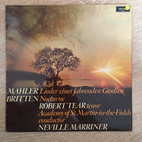 Mahler / Britten - Robert Tear, Academy Of St. Martin-in-the-Fields, Neville Marriner ‎– Lieder Eines Fahrenden Gesellen / Nocturne - Vinyl LP Record - Opened  - Very-Good Quality (VG) - C-Plan Audio