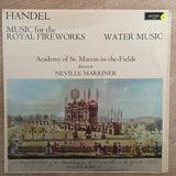 Handel - Academy Of St. Martin-in-the-Fields, Neville Marriner ‎– Music For The Royal Fireworks / Water Music- Vinyl Record - Opened  - Very-Good+ Quality (VG+) - C-Plan Audio