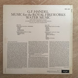 Handel - Academy Of St. Martin-in-the-Fields, Neville Marriner ‎– Music For The Royal Fireworks / Water Music- Vinyl Record - Opened  - Very-Good+ Quality (VG+) - C-Plan Audio