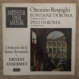 Ottorino Respighi, L'Orchestre De La Suisse Romande ‎– Fountains Of Rome / Pines Of Rome - Vinyl LP Record - Opened  - Very-Good+ Quality (VG+) - C-Plan Audio