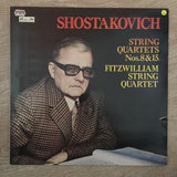 Shostakovich - Fitzwilliam String Quartet ‎– String Quartets Nos. 8 & 15 - Vinyl LP Record - Opened  - Very-Good+ Quality (VG+) - C-Plan Audio