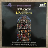 Stokowski, Messiaen/ Charles Ives, The London Symphony Orchestra ‎– L'ascension / Orchestral Set Number 2 ‎- Vinyl LP Record - Opened  - Very-Good+ Quality (VG+) - C-Plan Audio