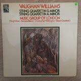 Ralph Vaughan Williams, The Music Group Of London ‎– String Quartets Nos 1 & 2 ‎- Vinyl LP Record - Opened  - Very-Good+ Quality (VG+) - C-Plan Audio