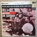 Jules Dassin's - Never On Sunday - Vinyl LP Record - Opened  - Good Quality (G) - C-Plan Audio