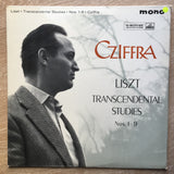 Liszt, Georges Cziffra ‎– Transcendental Studies Nos. 1-9 - Record 1 of 2 Set -  Vinyl Record - Very-Good+ Quality (VG+) - C-Plan Audio