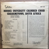 Rhodes University Chamber Choir - Conducted By Georg Gruber ‎ - Vinyl LP Record - Opened  - Very-Good+ Quality (VG+) - C-Plan Audio