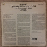 Schubert, Israel Philharmonic Orchestra, Zubin Mehta ‎– Symphony No.9 - Vinyl LP Record - Very-Good+ Quality (VG+) - C-Plan Audio